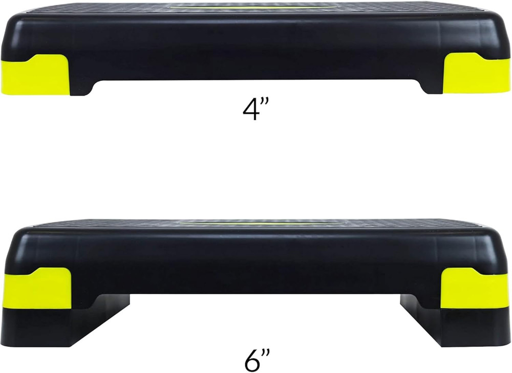 Adjustable Workout Aerobic Stepper Step Platform Trainer, 27-Inch, Multiple Colo