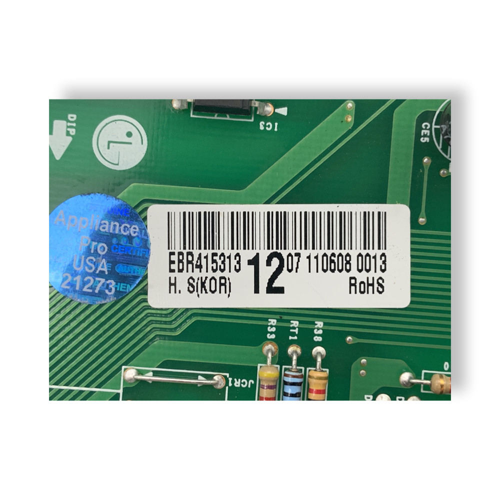 LG Refrigerator Control Board - Part Number EBR41531312