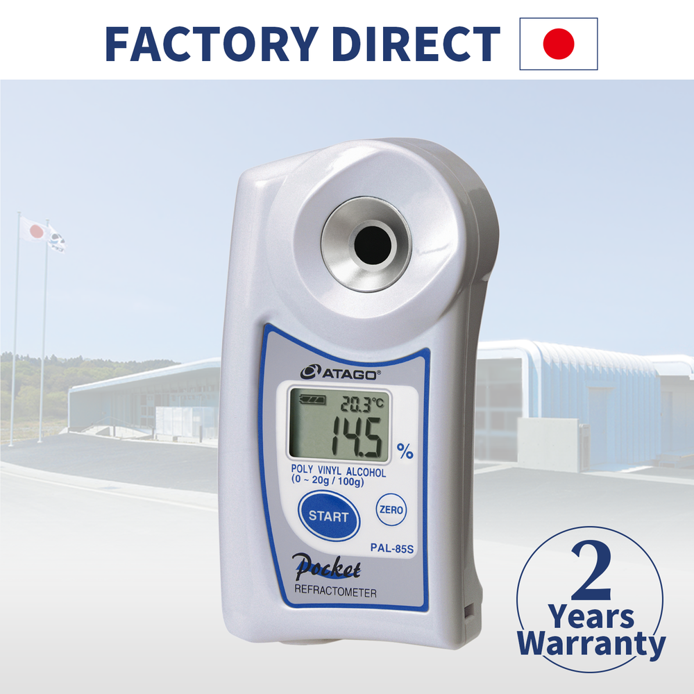 ATAGO Official Site Polyvinyl alcohol Refractometer PAL-85S