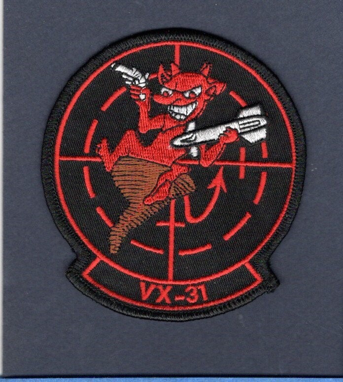 VX-31 DUST DEVILS Flight Test TOP GUN Maverick Movie Squadron Navy Jacket Patch