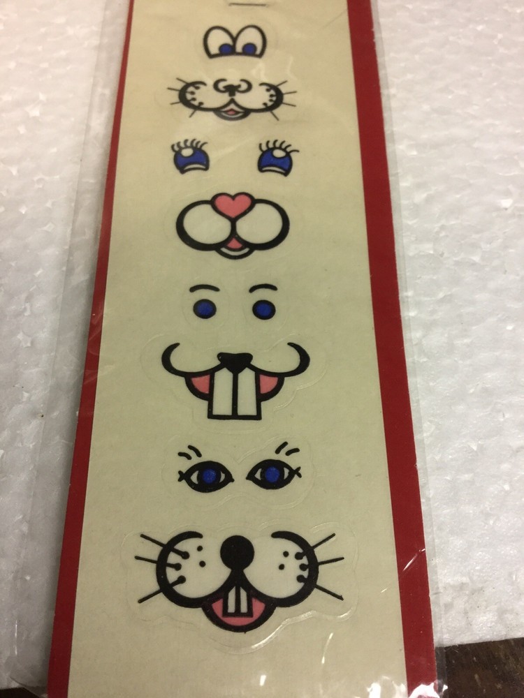 Fibre Craft Face Stickers
