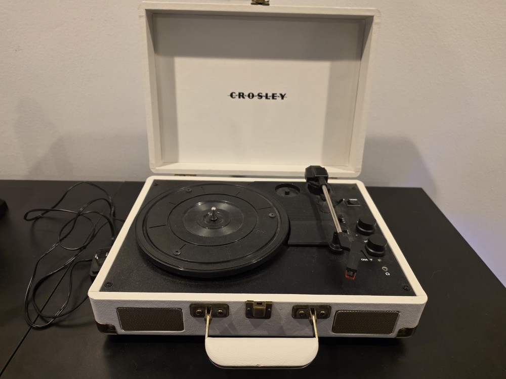 Crosley Portable Record Player (CR8005E-WS), White