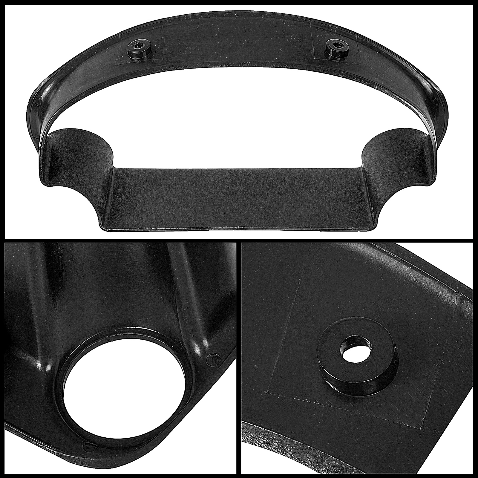 Dual Gauge Cluster Pod Meter Bezel 52mm for 1996-00 97 98 99 Honda Civic EK EM1