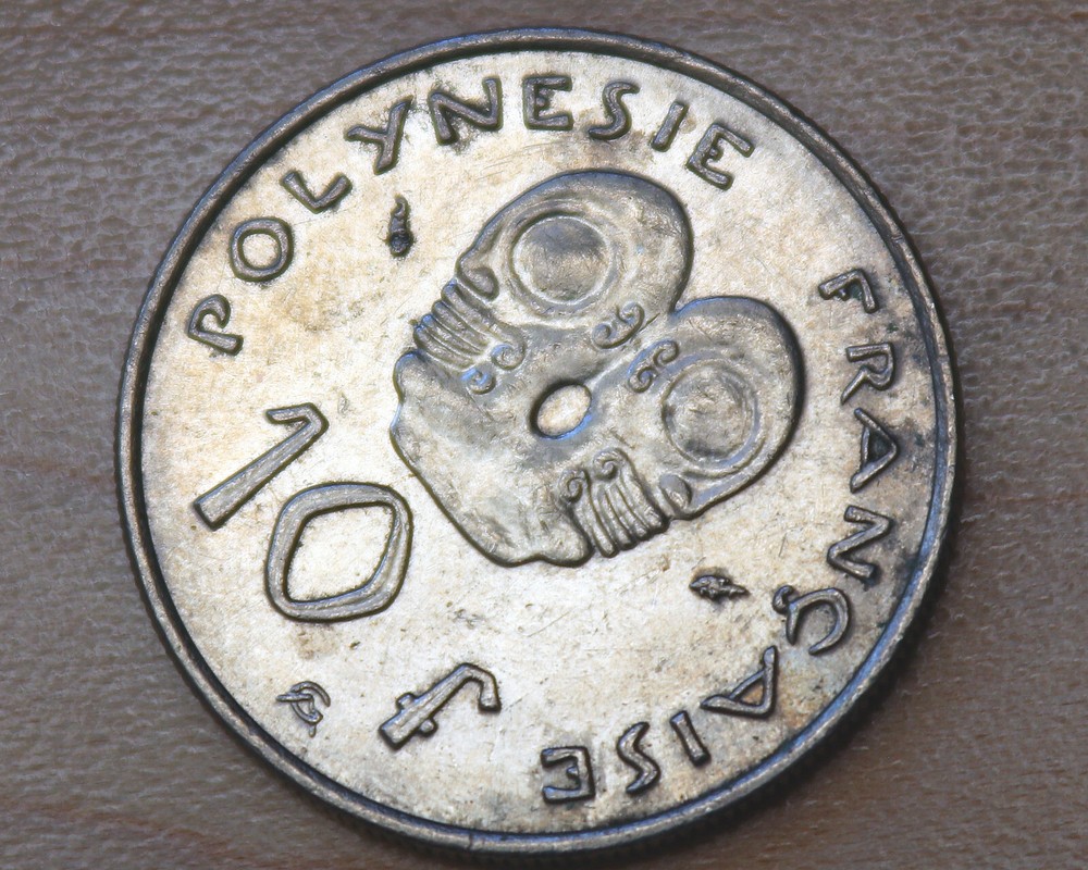 1975 French Polynesia 10 Francs