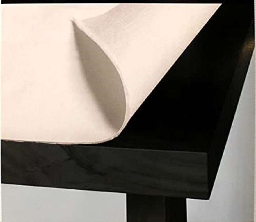 Flannel Back Vinyl Table Pad Size 52" x 90" Cut to Fit Protect Your Table Top