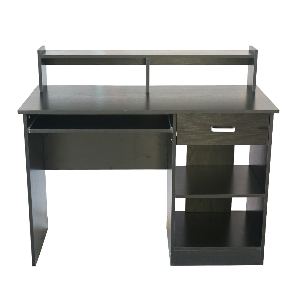 General Style Modern Chipboard Computer Desk Black