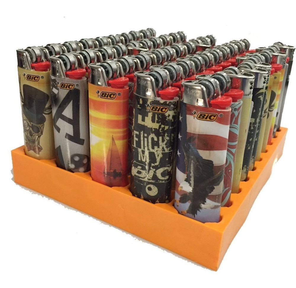 BIC Assorted Designs Lighters, Brand New, Available  (25 pack lighters)