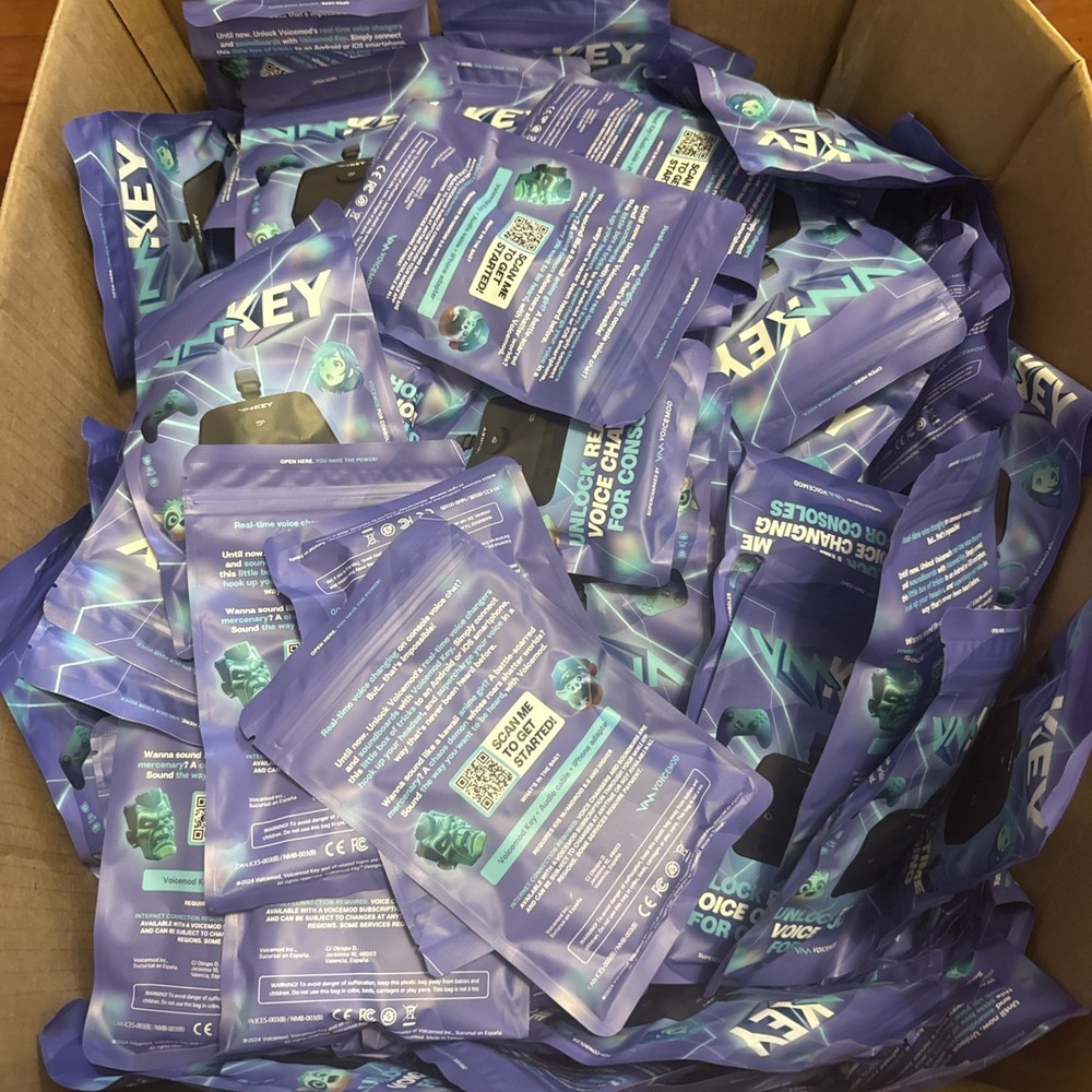 Console VM Key Real Time Voice Changing For Consoles. Three Packages.