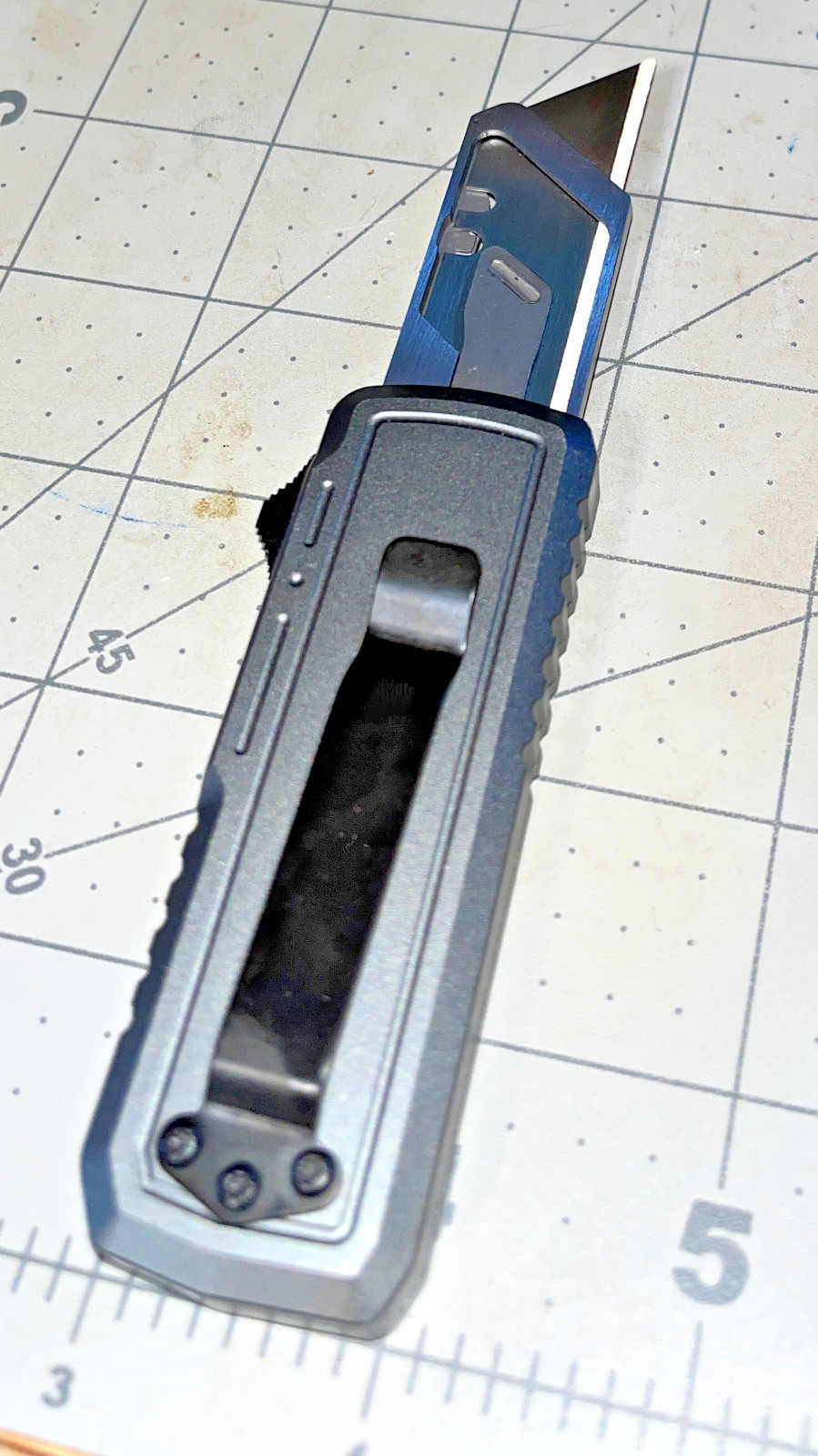 NEW SLIM MODEL Auto Retractable Utility Knife Spring4th Cutter Spring Design