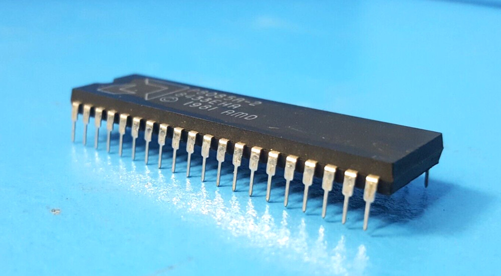 Microprocessor, P8085A-2 , AMD, 5MHz, 40 pin, DIP40