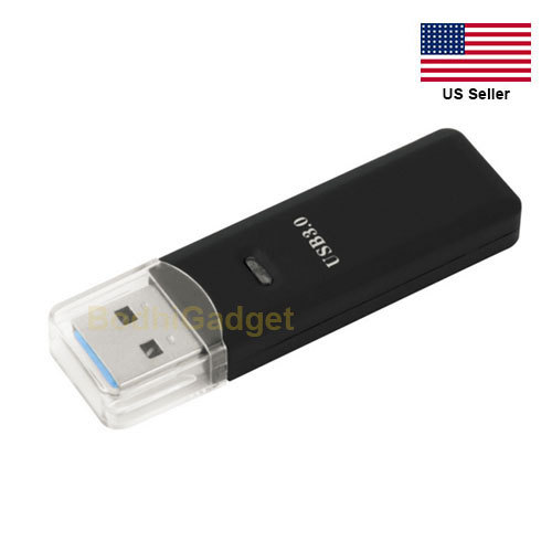 USB 3.0 Micro SD SDXC TF T-Flash Memory Card Reader Adapter