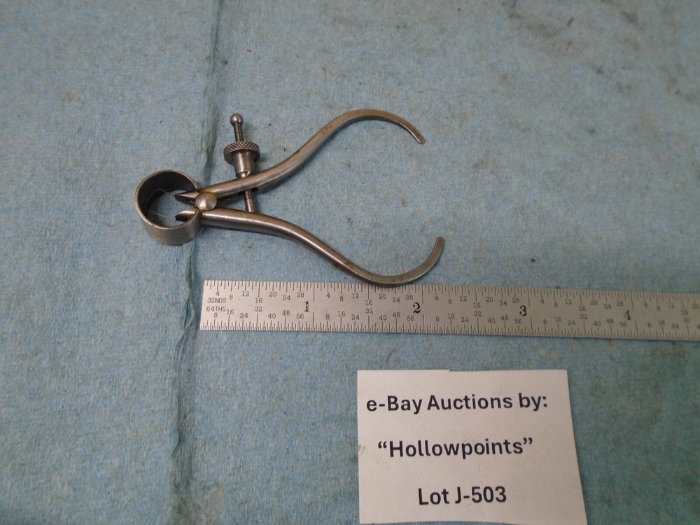 Lufkin No. 141 Toolmakers' Outside Caliper Small 2-1/4" w Solid Screw Nut J503