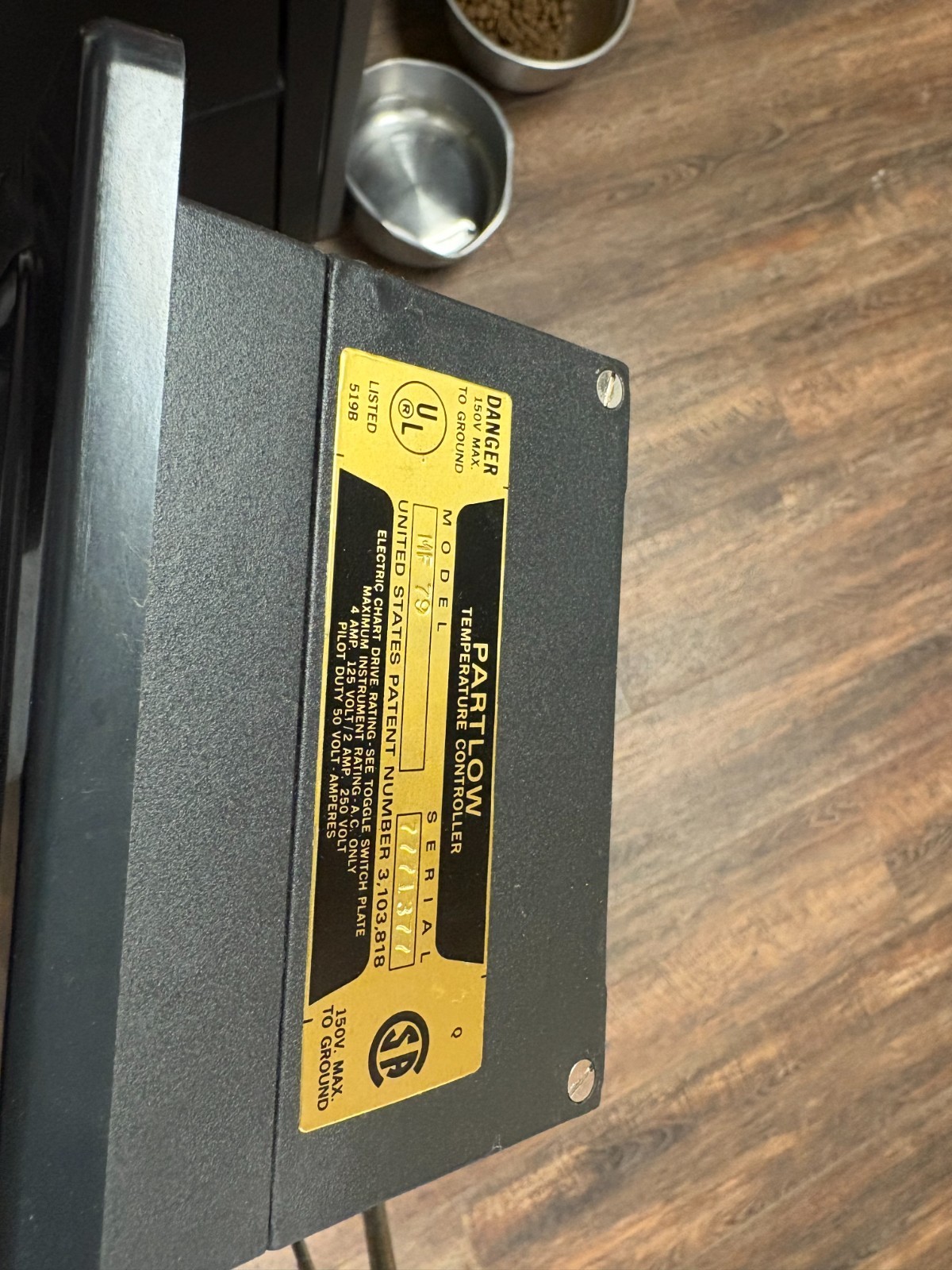 Partlow MF 79 Oven Thermostat 100 - 550F