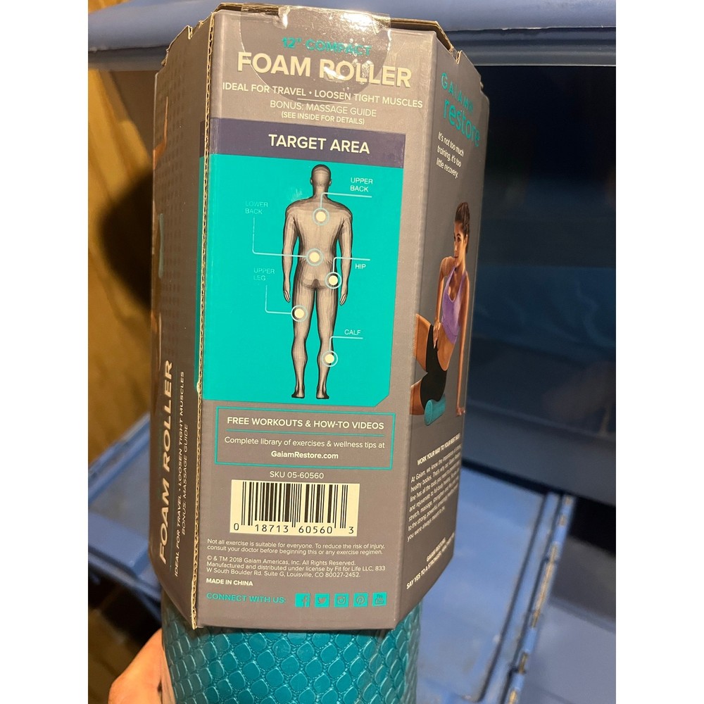 GAIAM restore 12" Compact Foam Roller