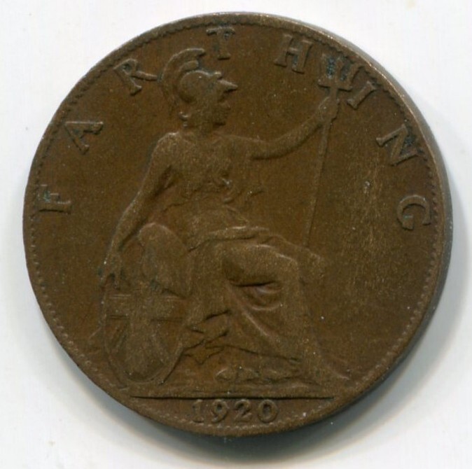 Foreign Coin - Great Britain - One Farthing 1920