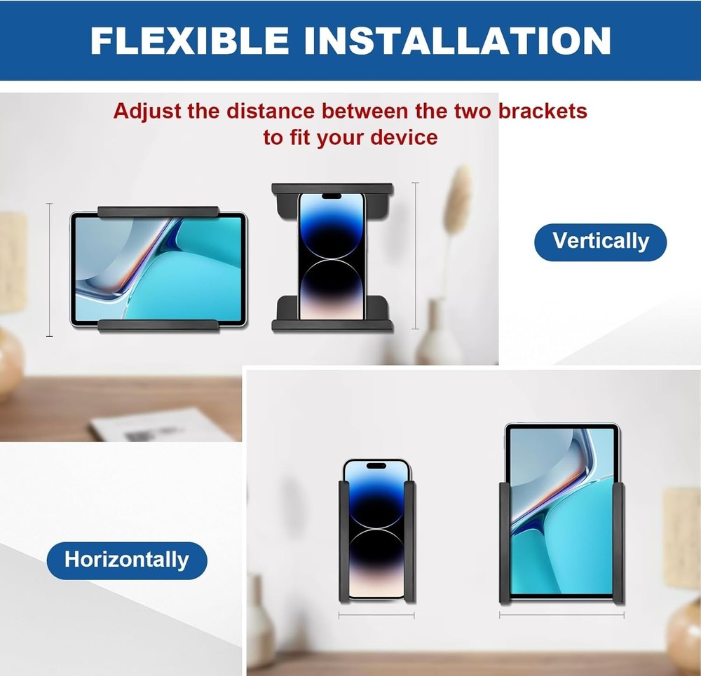 Scratch-Resistant Universal Wall Mount for All Devices - Securely Fits Anywhere