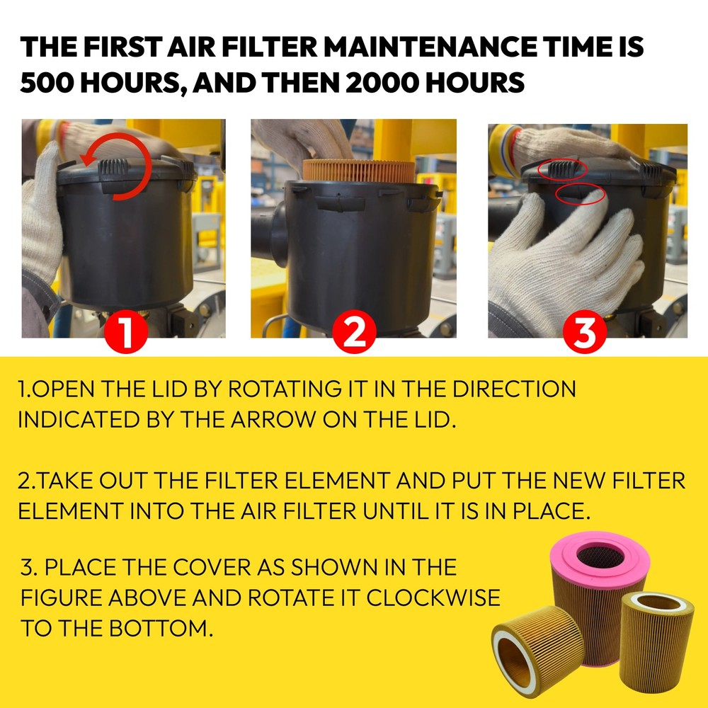 Air Compressor Replacement Maintenance Part For 40HP Rotary Screw Air Compressor