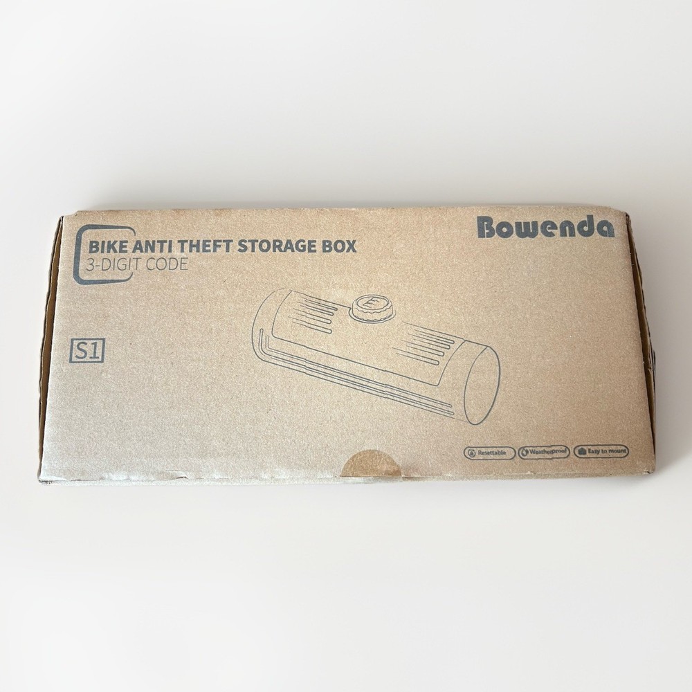 Anti-Theft Scooter Storage Box With Resettable 3-digit Code Weatherproof