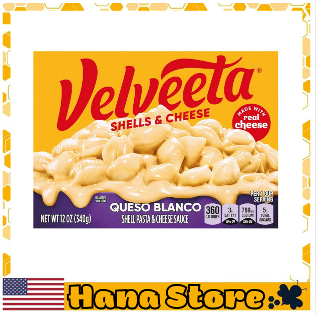 Shells & Cheese Queso Blanco Shell Pasta & Cheese Sauce, 12 Oz Box