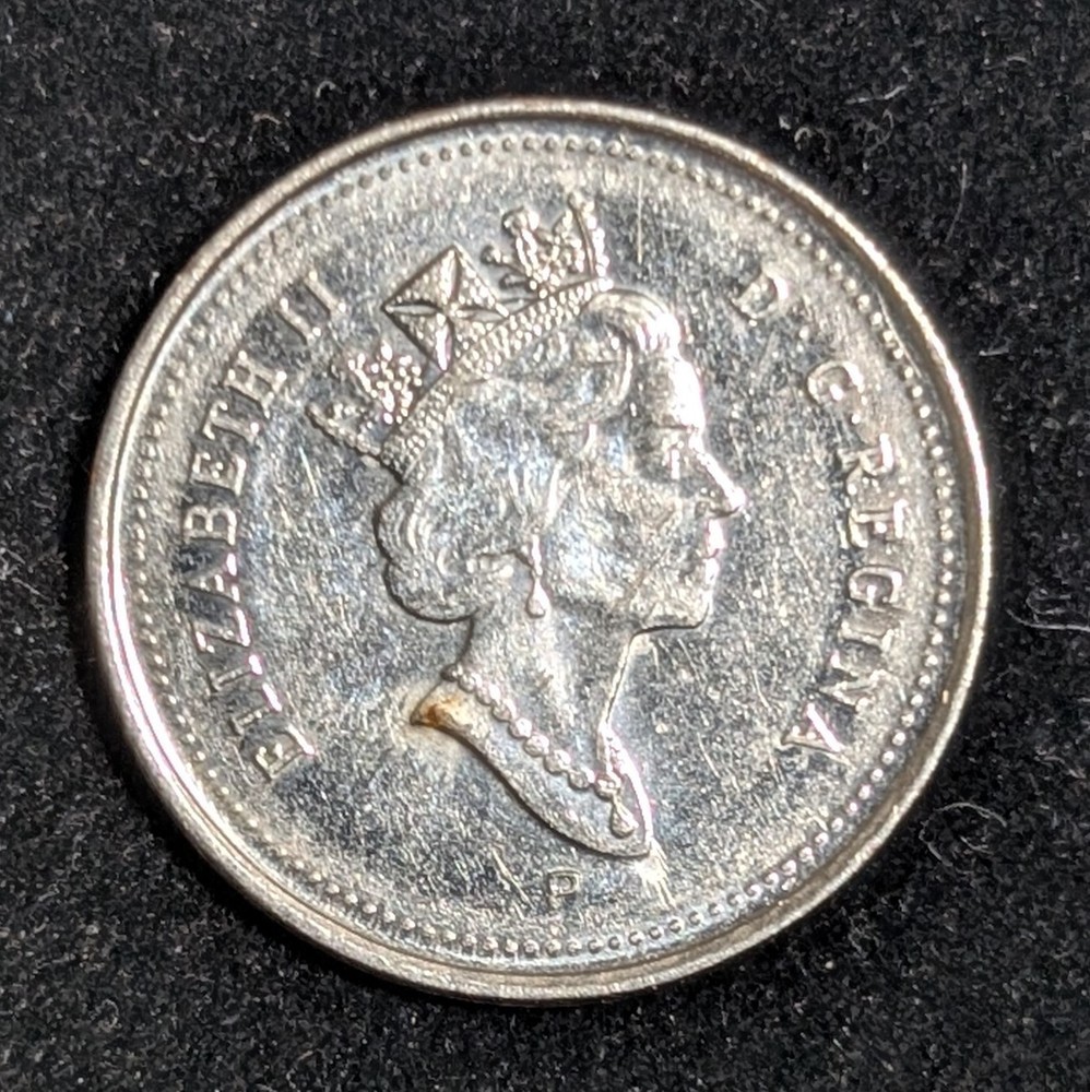 2001 Canada 5 Cents Circulated KM# 346