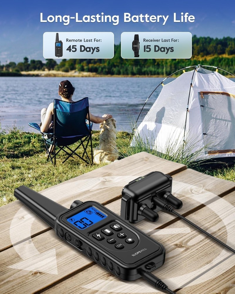 Remote Dog Shock Collar with 7 Modes & 4200Ft Range - Safe & Effective Training