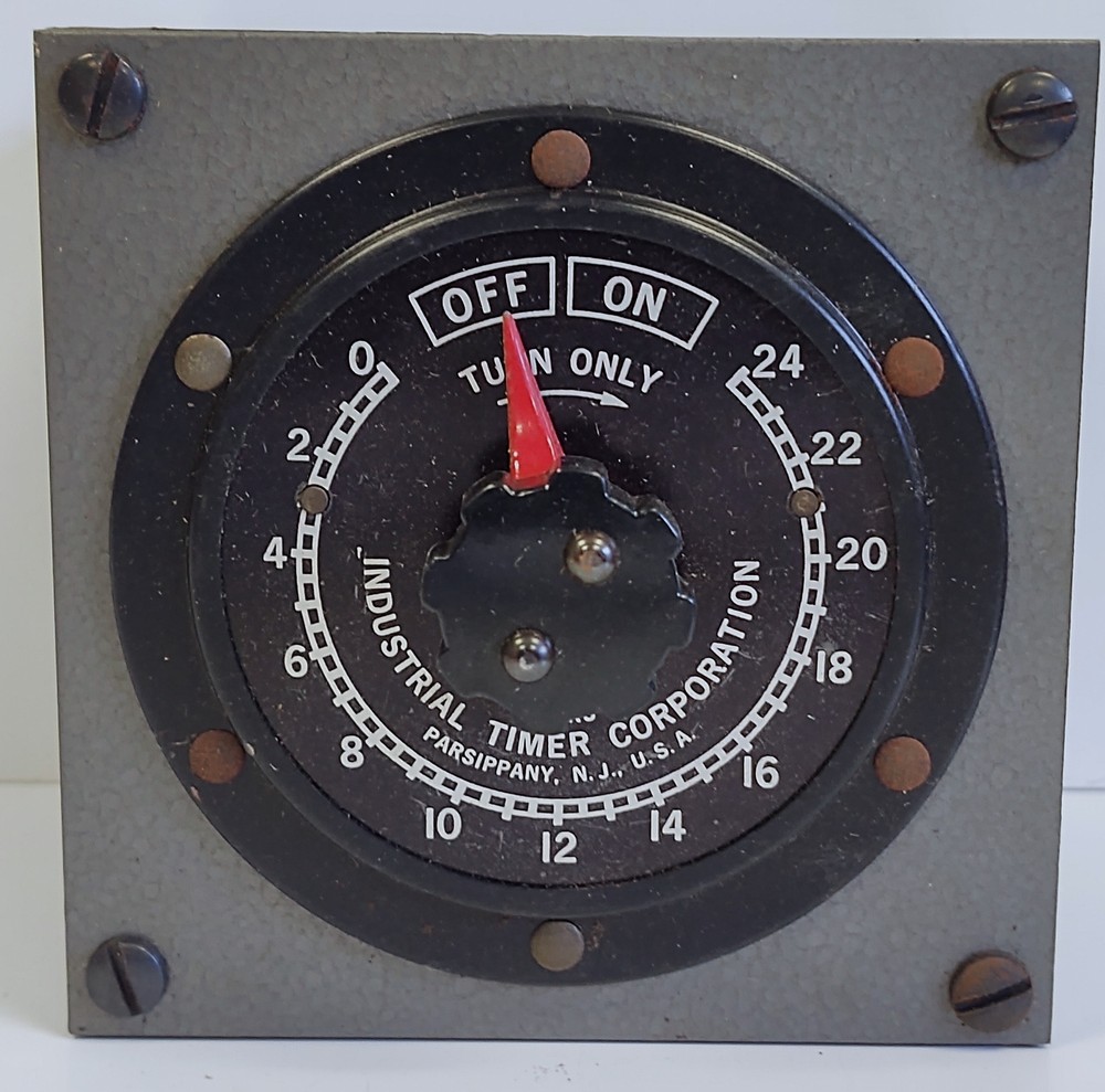 Industrial Timers RS-24HR TIME-O-LITE 24 Hour Cycle Timer