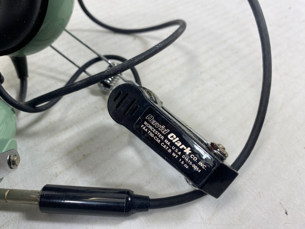 David Clark Vintage Headset w/mic, Model H3330