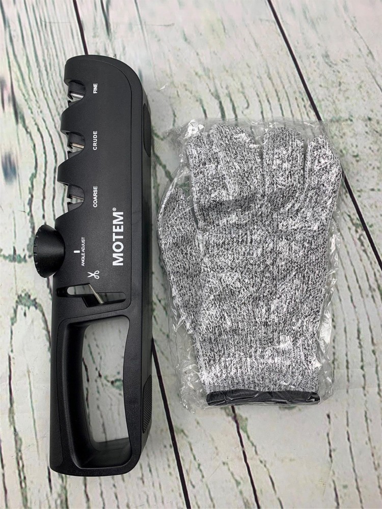 Knife Sharpener 4 In 1 Kitchen Knife Sharpener and Scissor Sharpener