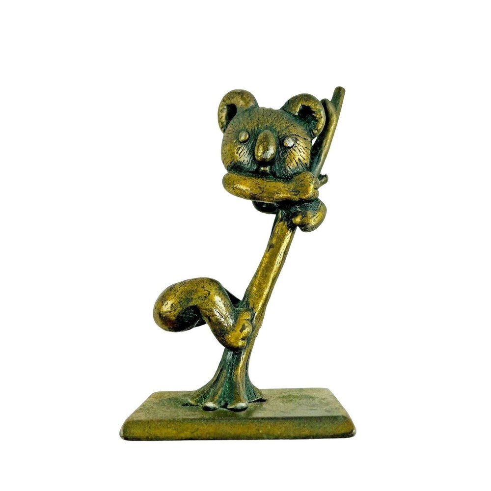 Koala Bear Figurine Replacement Handcrafted Genuine Pewter u Missing Crystal
