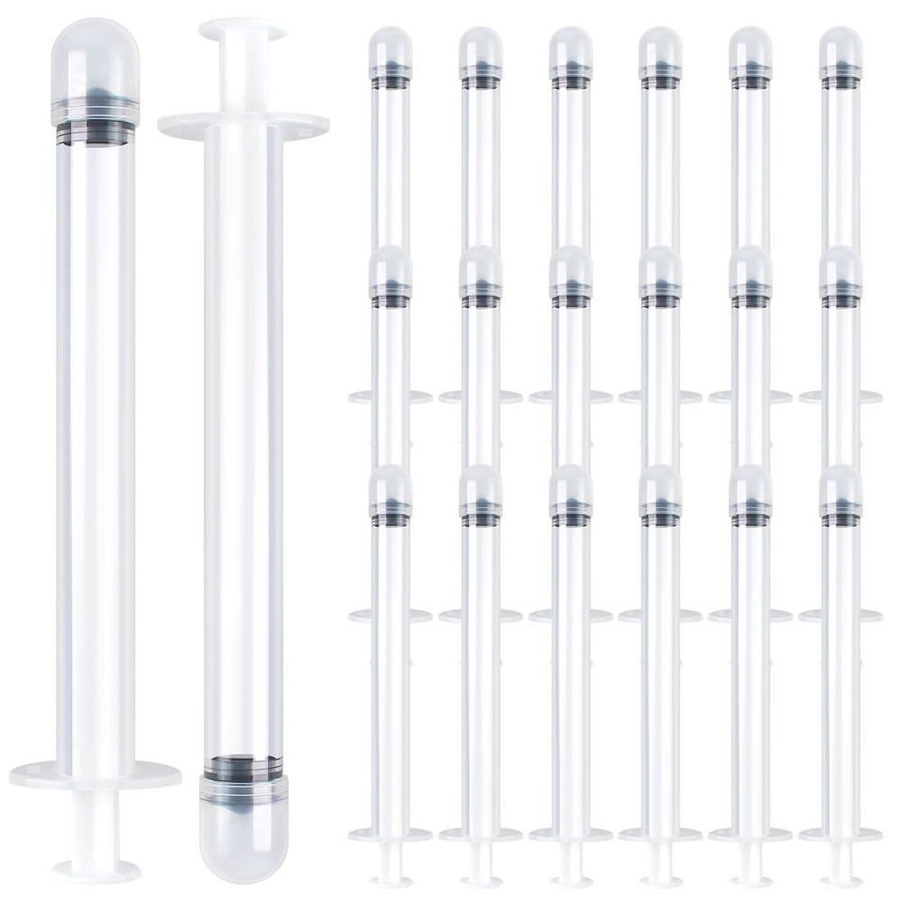 20 Pack Disposable Plastic Vaginal Cream Applicators, Individually Wrapped Hy...