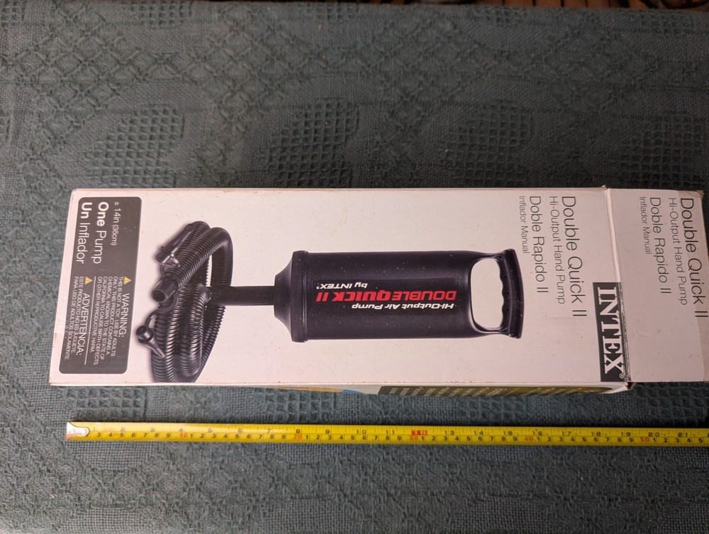 Intex Double Quick ll High-Output Air Pump W Box