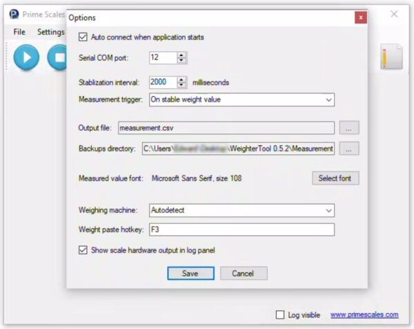 New Prime Station PS-INTERFACE Bridge Software Connecting RS232 Devices with PC
