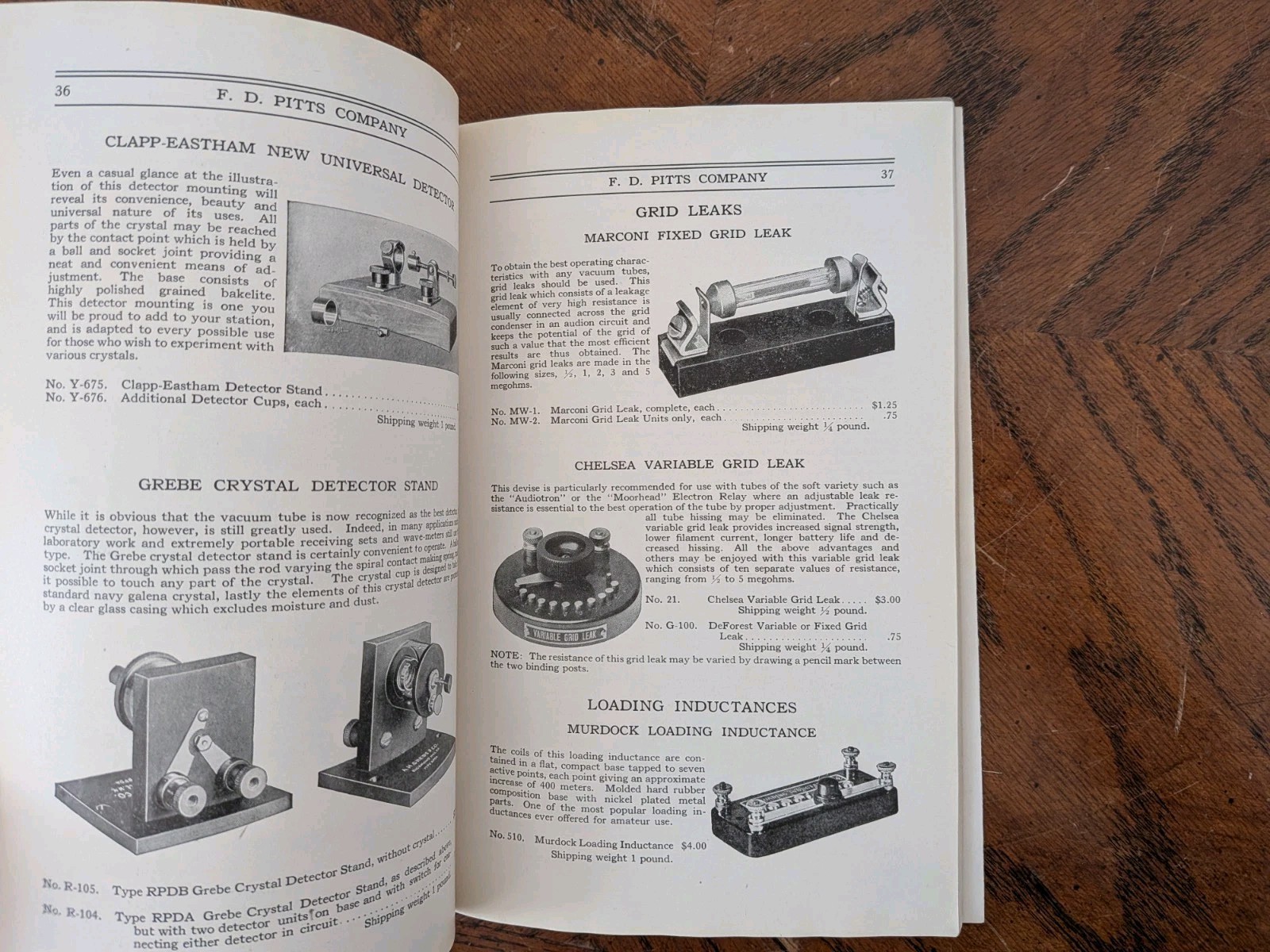 Pittsco Radio Apparatus Catalog No. 22