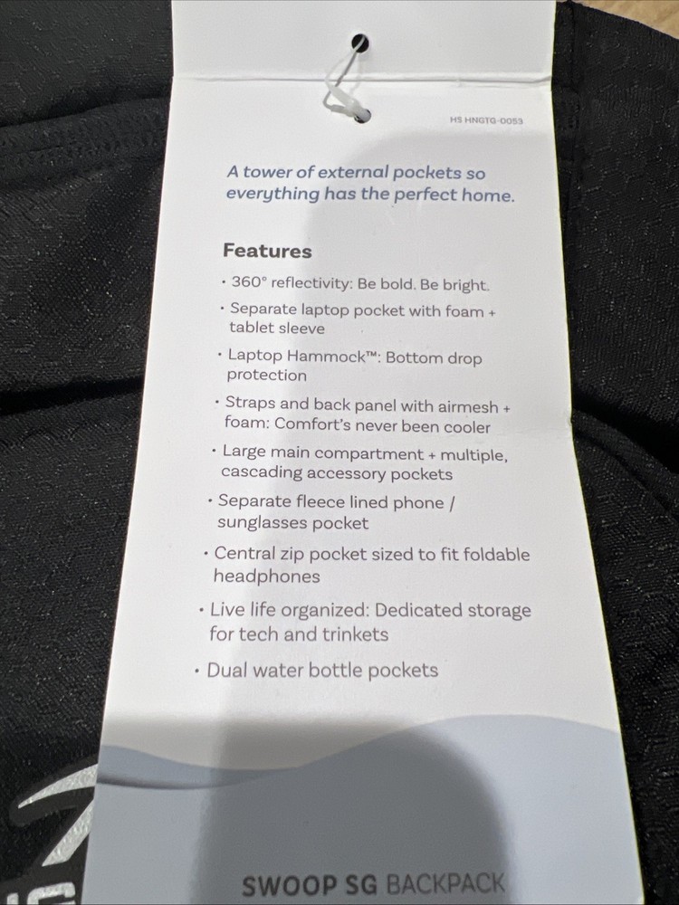 High Sierra Swoop SG Backpack - Black