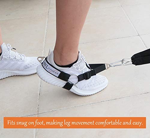 Glute Workout Kickback Strap – Booty Building and Workout Single Pack Black