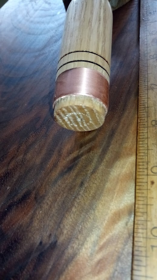 Red Oak Socket Chisel Handle - USA Handmade Valkyrie Wood Tools