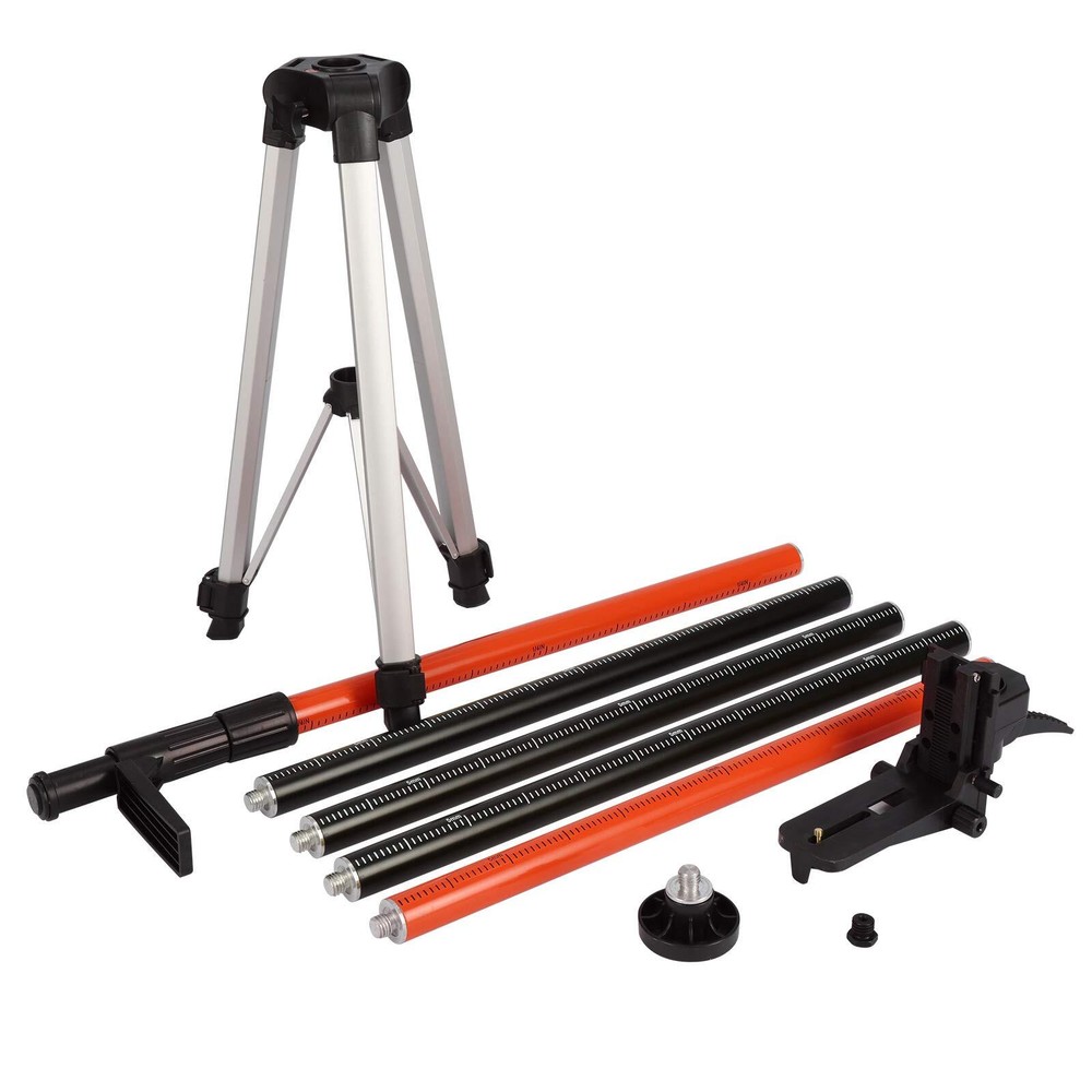 Telescoping Pole Telescoping Laser Level Support Pole with Tripod and Mount f...