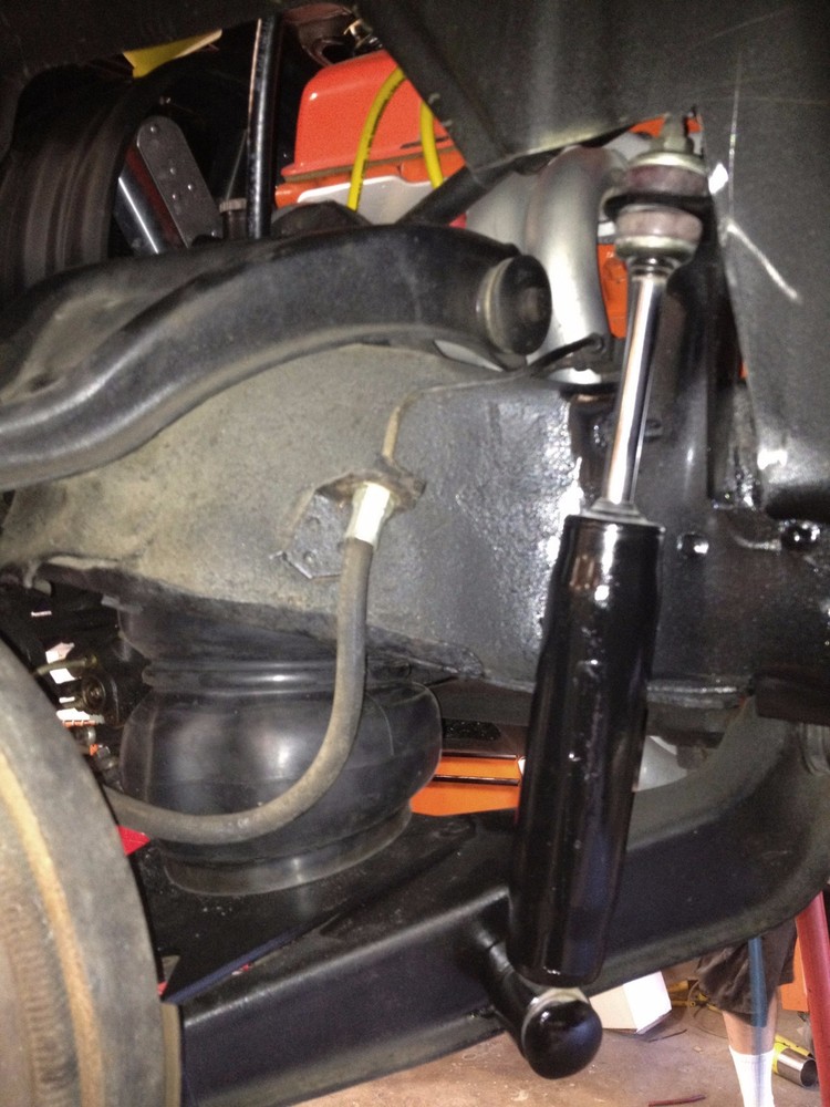 58-64 Impala Front Shock Relocation Kit Bolt-on Relocators with Hardware