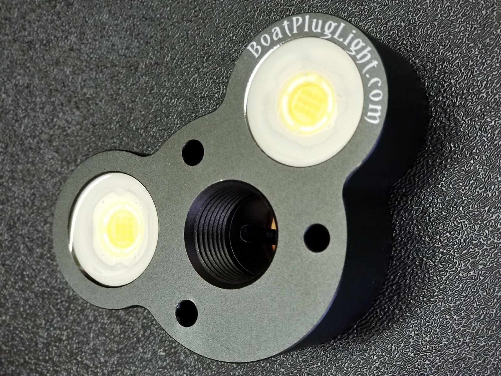 RED LOKI-2 UNDERWATER LED BOAT PLUG TRANSOM DRAIN LIGHT UP TO  2400 Lumens