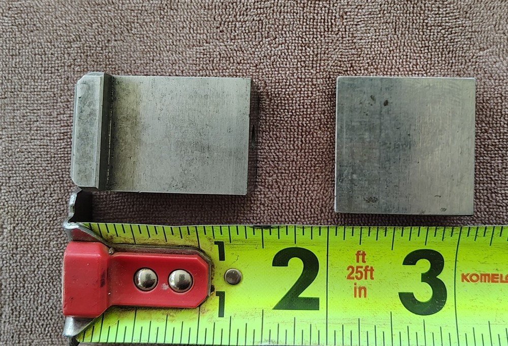 🗽TOOLMAKER BUILT 1" HARDENED SET UP BLOCK & HARDENED STOP BLOCK...