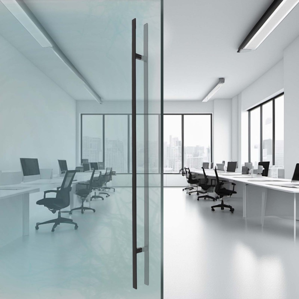 Stainless Steel H-Shaped Door Pull Handle for Home or Office