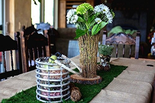 Dried Moss Table Runner for Party Garden 30cm X 180cm ( 12" x 71" )