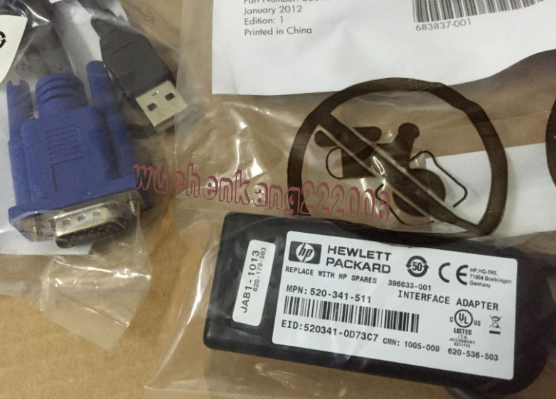 396633-001 NEW HP KVM USB Interface Adapter Cable 336047-B21 PN