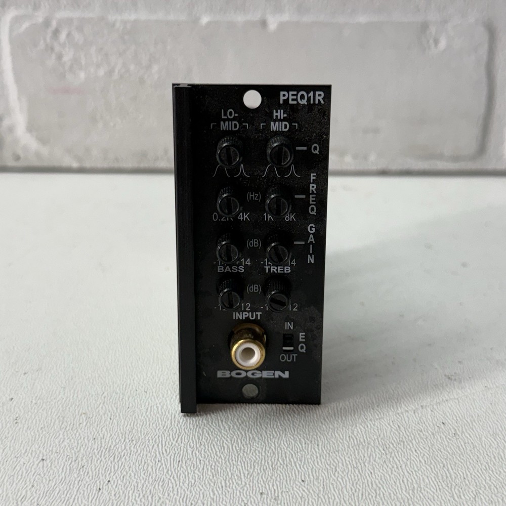 Bogen Communications PEQ1R Parametric Equalizer Module