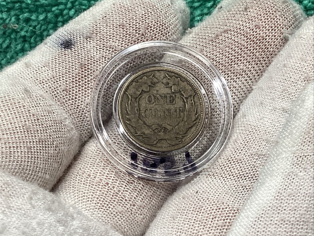 1857 FLYING EAGLE 🦅 PENNY THE 1st SMALL CENT SERIES STRONG DT & REVERSE🤓