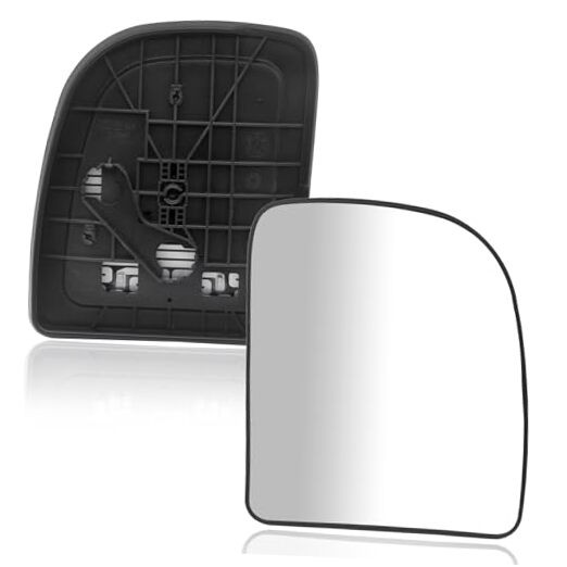 Passenger Side Mirror Glass Compatible with E450 2002 Right Passenger Side