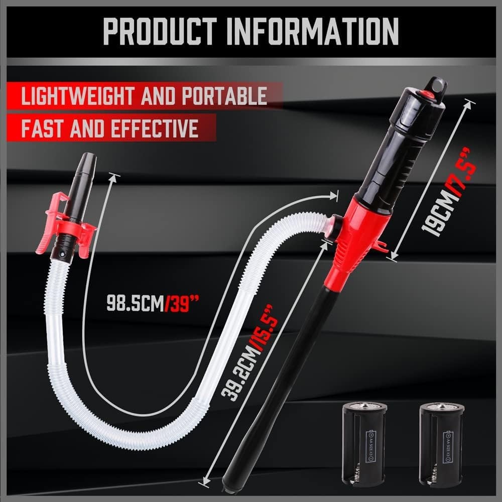 SEDY Electric Hand Pump, Portable Battery Powered Transfer Multi-Use...