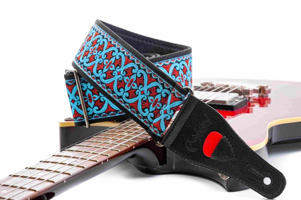 RightOn! Fillmore Blue Guitar Strap