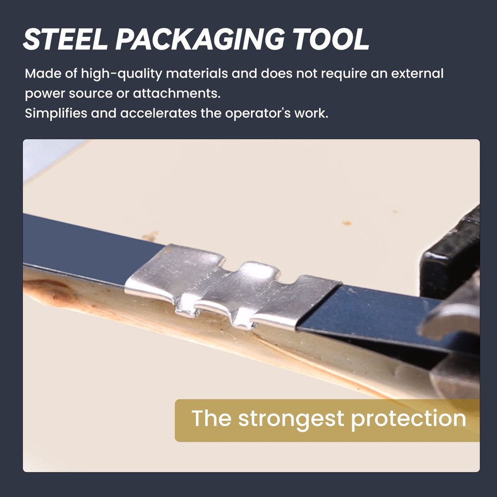 U.S. Solid Steel Strapping Tool Set Pallet Packaging Strapping Banding Kit