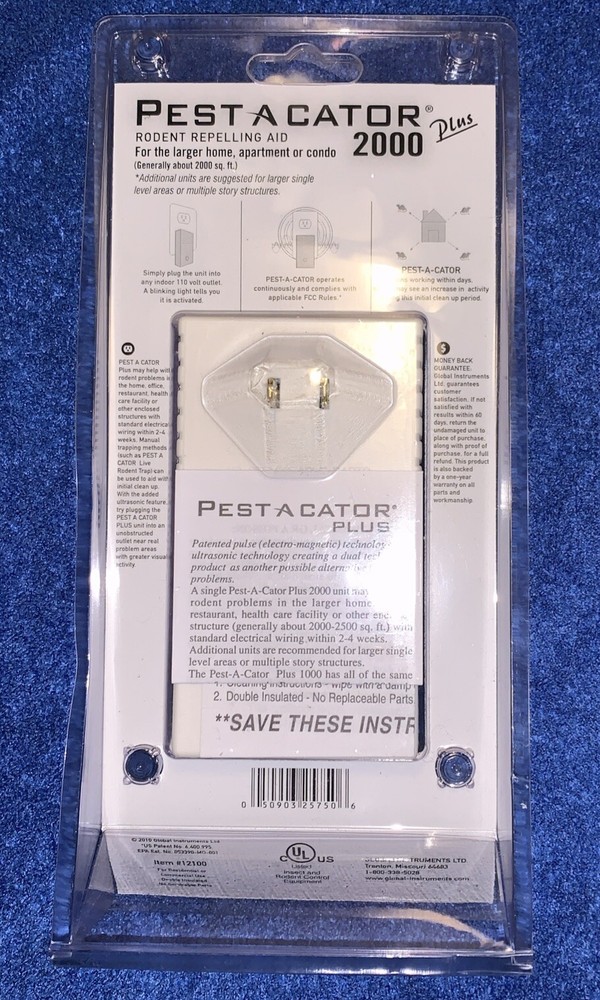 Pestacator 2000 Rodent Repelling Aid